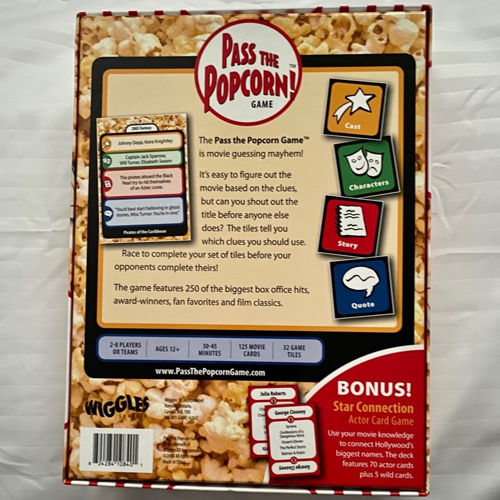 NIB Pass the popcorn game - Picture 2 of 4